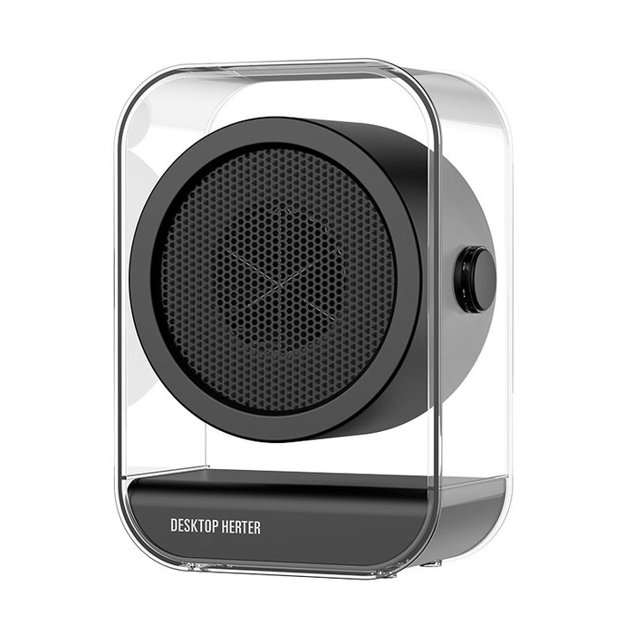 Cosycombe Compact desktop fan heater with see-through housing