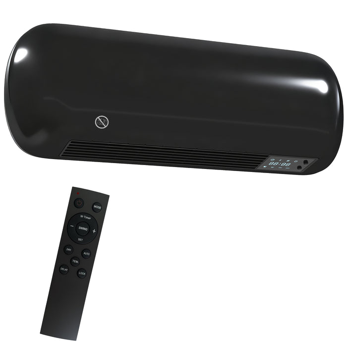 Cosycombe Wall-Mounted Fan Heater 2000W with Open-Window Sensor