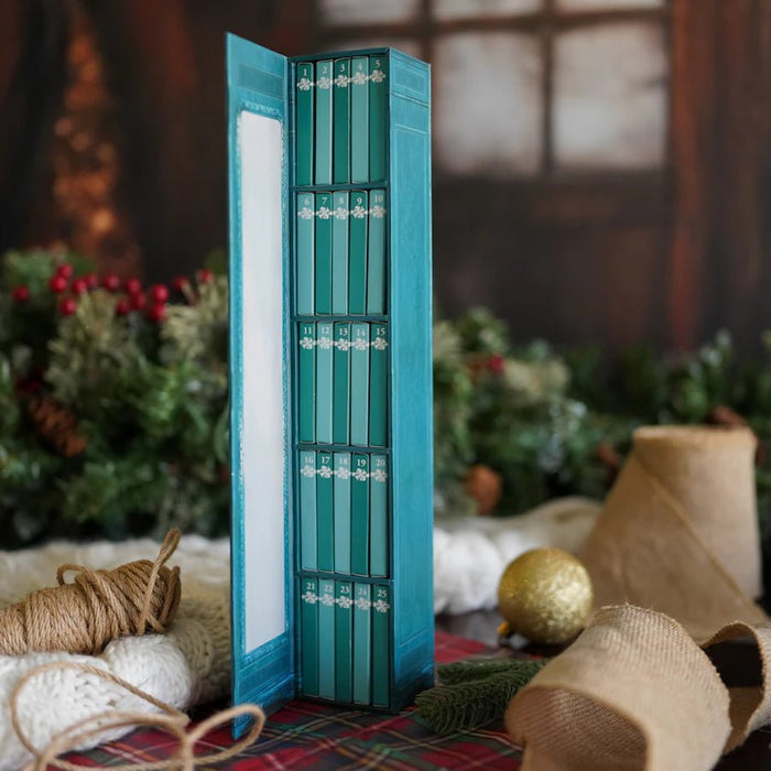 Cosycombe Christmas Bookcase Blind Box with Mini Book Ornaments