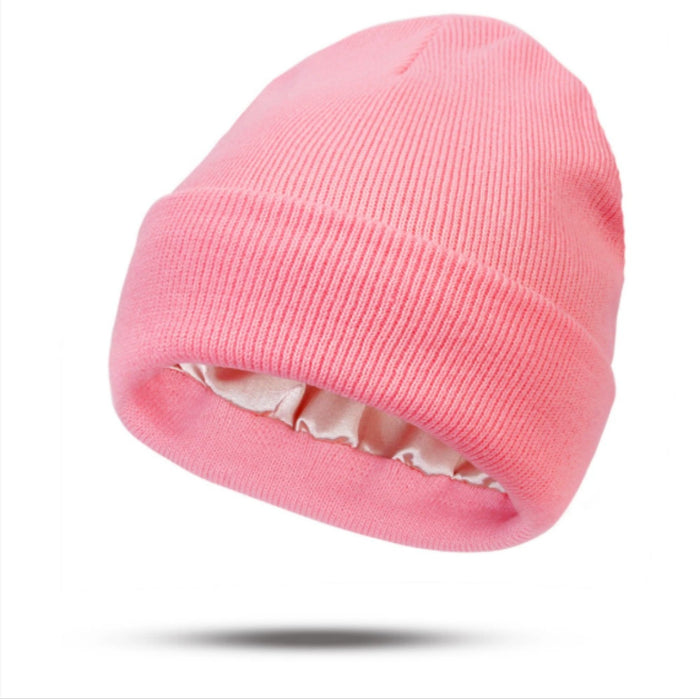 Cosycombe Double Layer Cuffed Beanie with Satin Inside