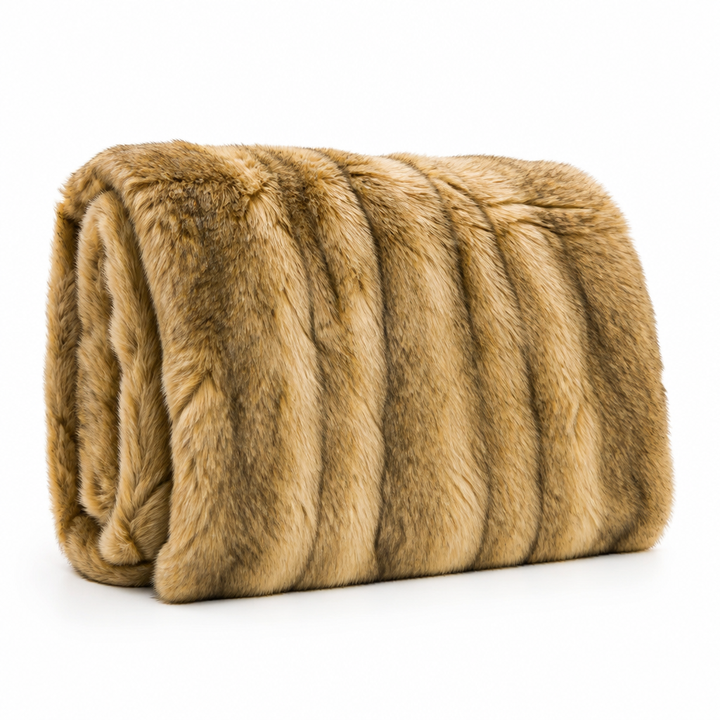 Cosycombe™ Fluffy Faux Fur Blanket with Reinforced Edges