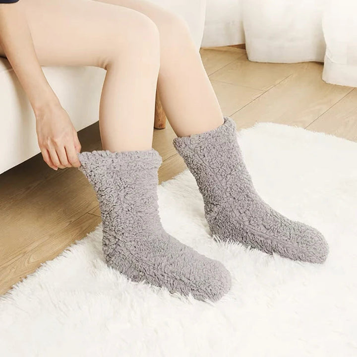 Cosycombe™ Thick Plush Fleece Bed Socks for Cosy Nights at Home
