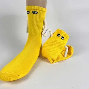Cosycombe Couple Socks with Magnetic Hands That Hold