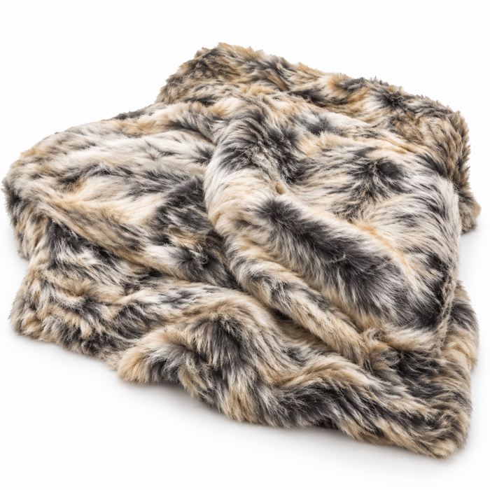 Cosycombe™ Dense Faux Fur Throw Blanket with Soft Polyester Underside