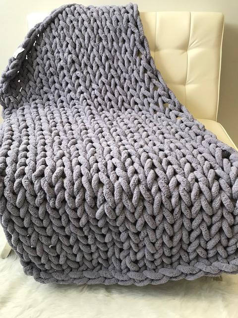 Cosycombe™ Chunky Cable Knit Throw With a Gently Weighted Feel