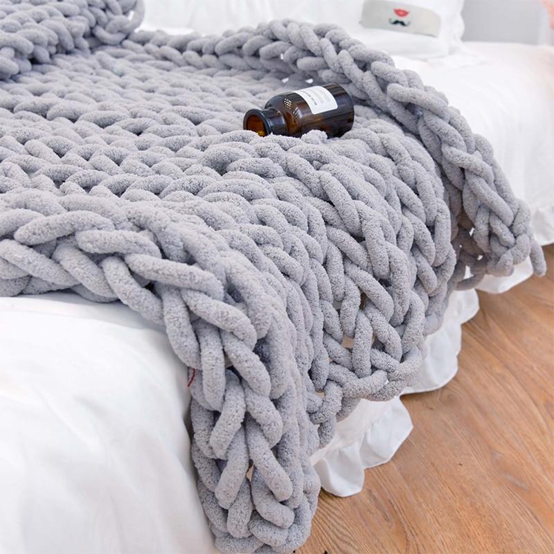 Cosycombe™ Chunky Cable Knit Throw With a Gently Weighted Feel