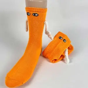 Cosycombe Couple Socks with Magnetic Hands That Hold