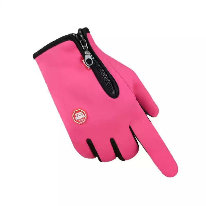 Cosycombe Windproof Sports Gloves with Zip Cuff