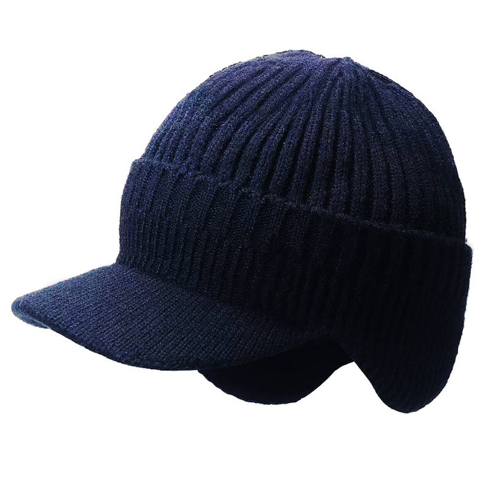 Cosycombe Mens Peaked Beanie with Fold Down Ear Flaps