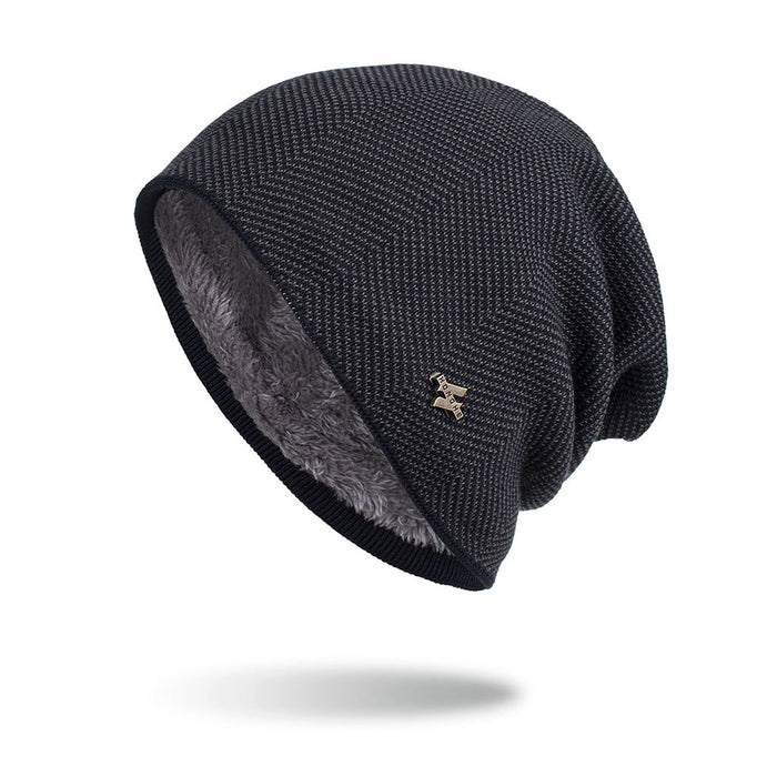Cosycombe Slouchy Knitted Beanie with Thick Plush Lining