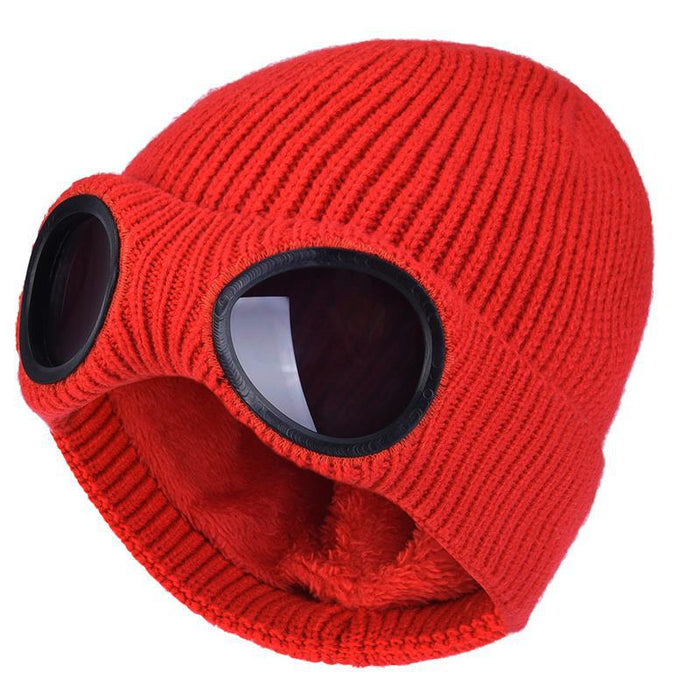 Cosycombe Fleece Lined Beanie with Flip Up Goggles