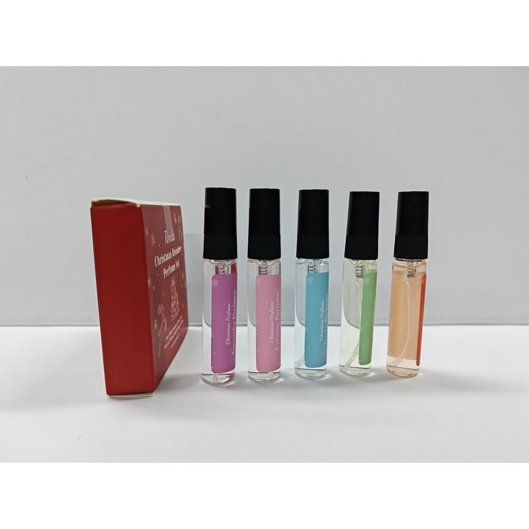 Red reindeer Christmas box with mini perfumes