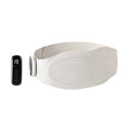 Light grey heated lumbar massage belt
