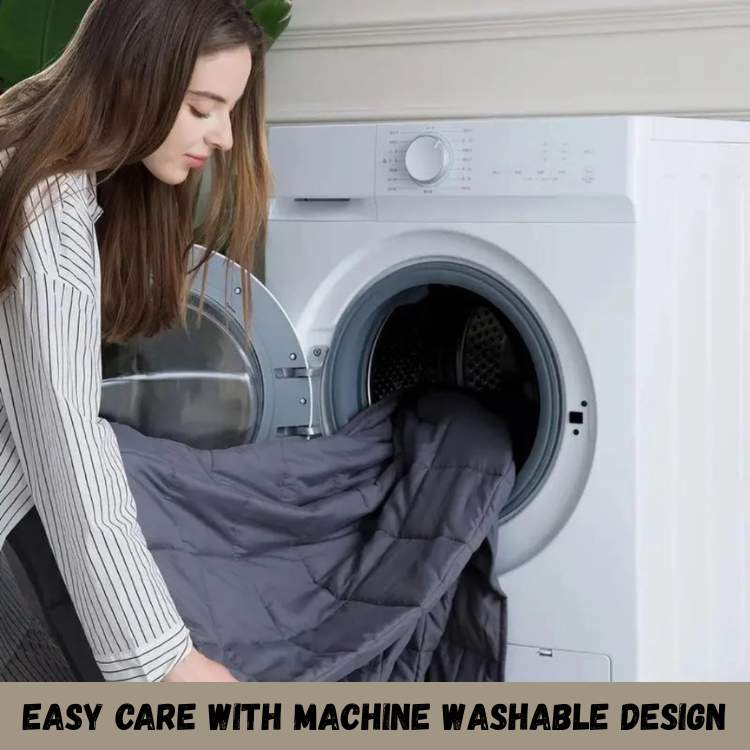 Cosycombe™ Weighted Blanket with Breathable Zip-Off Cover
