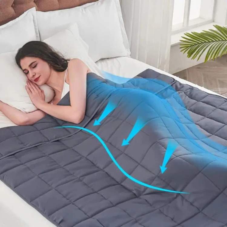 Cosycombe™ Weighted Blanket with Breathable Zip-Off Cover