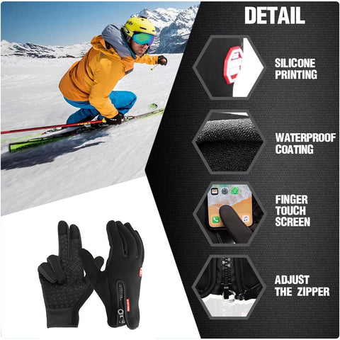 Cosycombe™ Unisex Insulated Winter Gloves for Cycling and Skiing