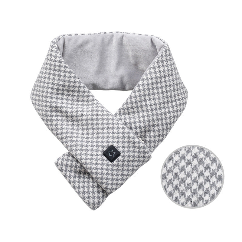 Cosycombe™ Cotton Heated Scarf with 3 Heat Levels and 7-Hour Battery