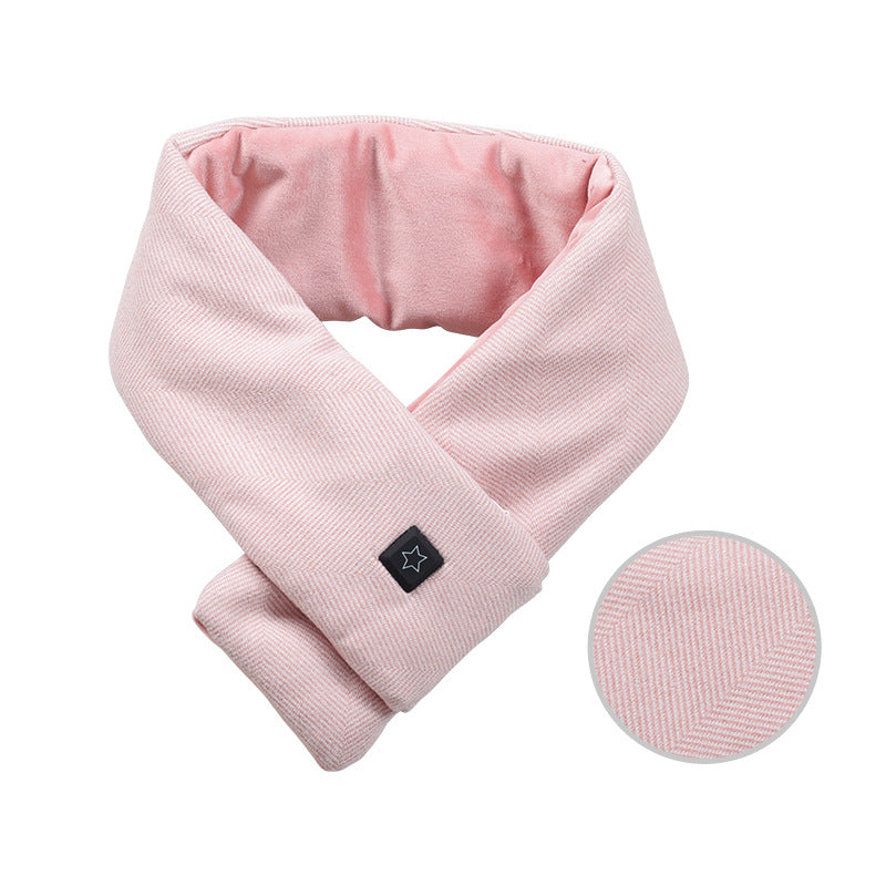 Cosycombe™ Cotton Heated Scarf with 3 Heat Levels and 7-Hour Battery