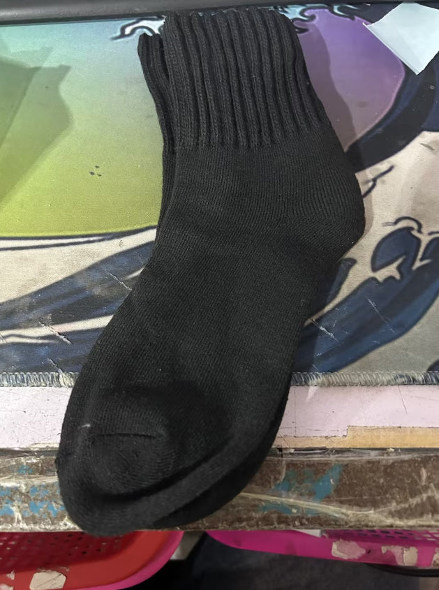 Cosycombe Thick Knit Crew Socks with Ribbed Cuff