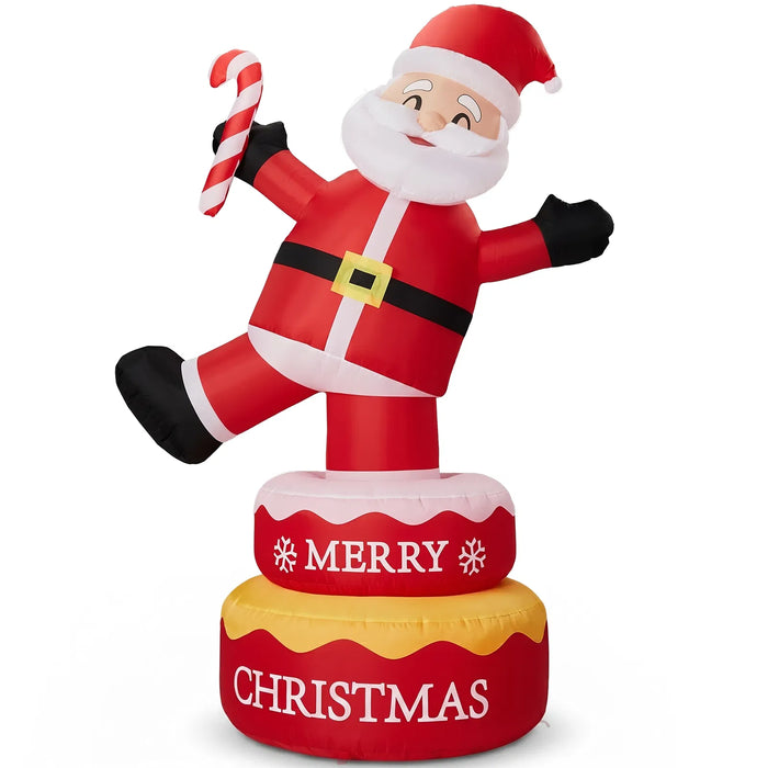 Cosycombe 6ft Rotating Inflatable Santa with LED Lights
