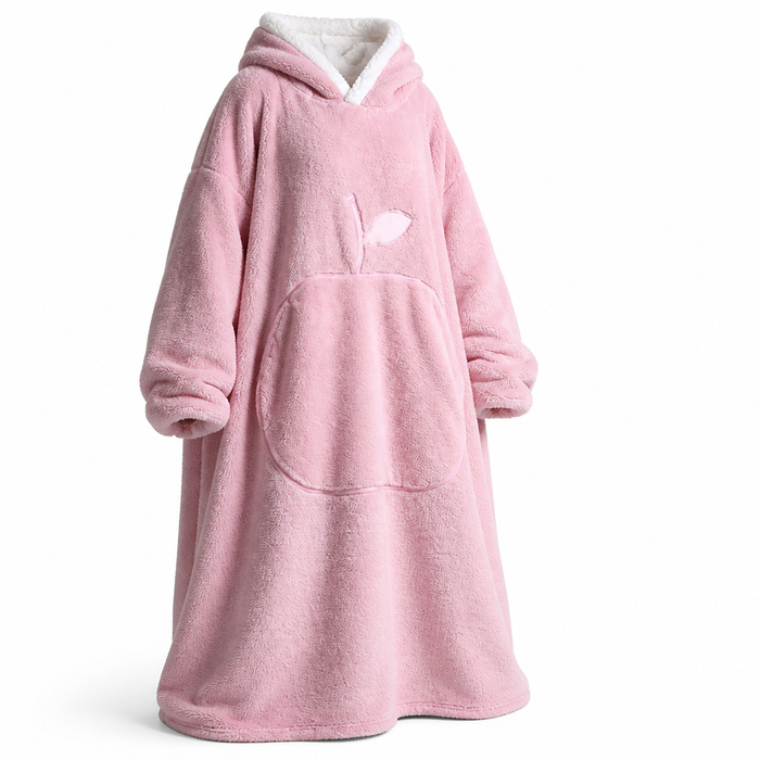 Cosycombe™ Oversized Sherpa Fleece Hooded Blanket with Sleeves and Pocket