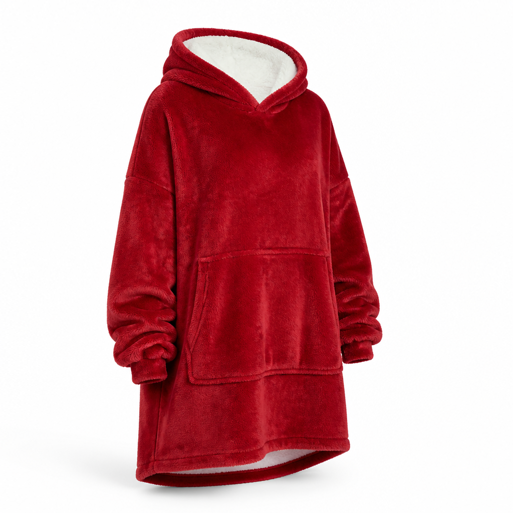 Cosycombe™ Oversized Plush Fleece Blanket Hoodie, One Size Fits All