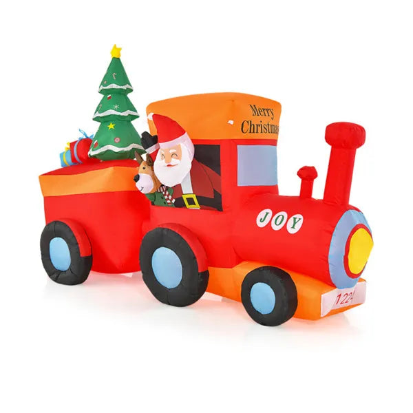 Cosycombe 8.6ft Inflatable Christmas Train with Santa