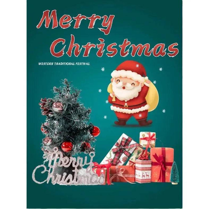 Cosycombe™ Christmas Flannel Blanket With Santa, Snowman and Elk Print