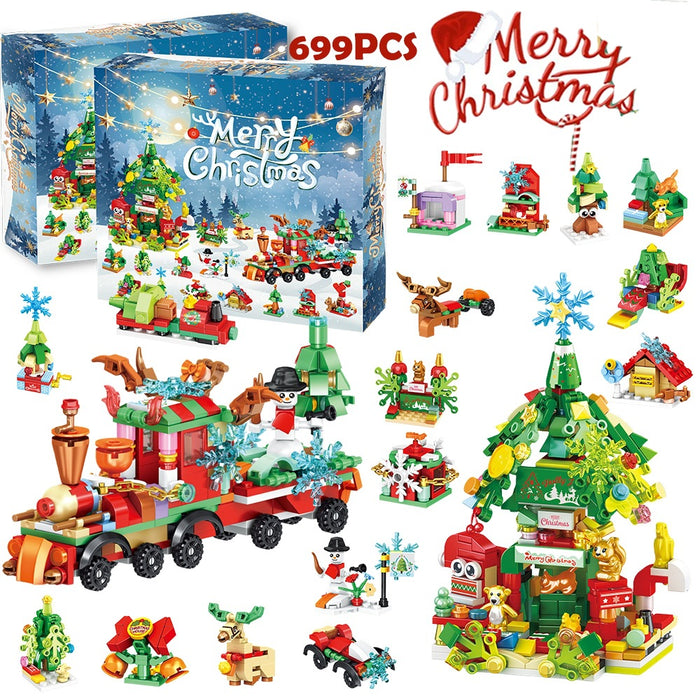 Cosycombe Brick Building Advent Calendar with 24 Surprise Boxes