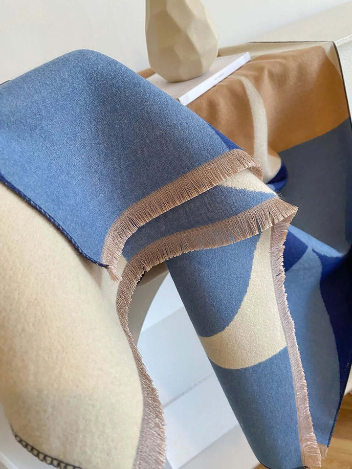 Cosycombe™ Reversible Winter Scarf for Women – Two Looks in One Soft Wrap