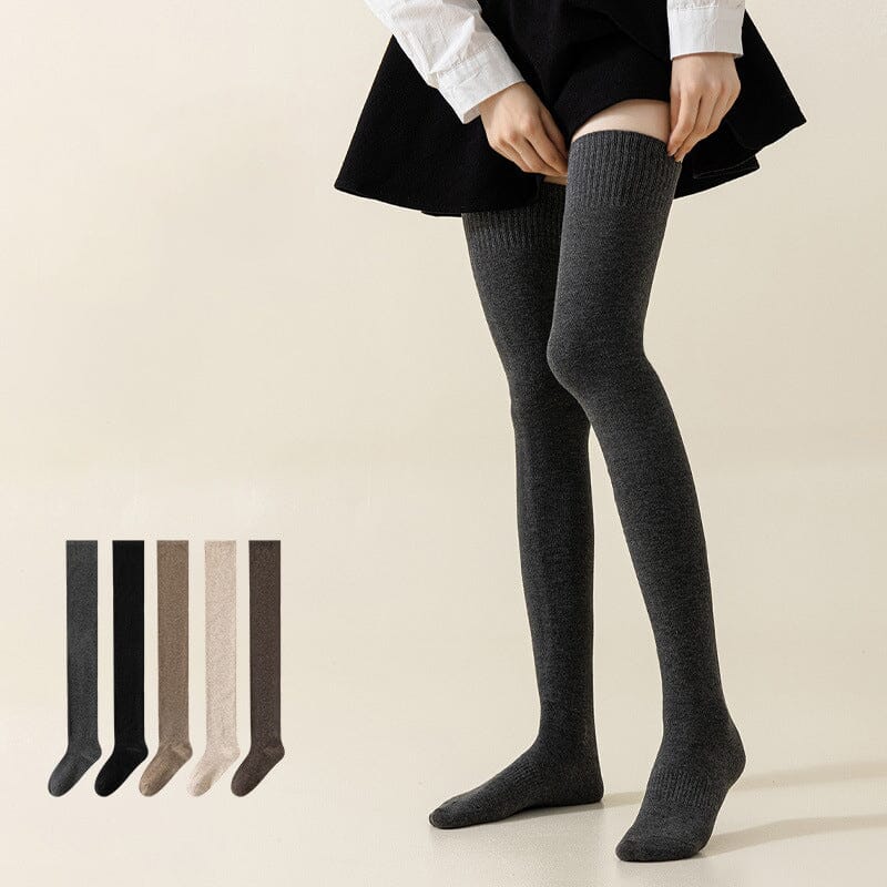 Cosycombe™ Thick Cotton Knee-High Socks for Warm, Breathable Comfort
