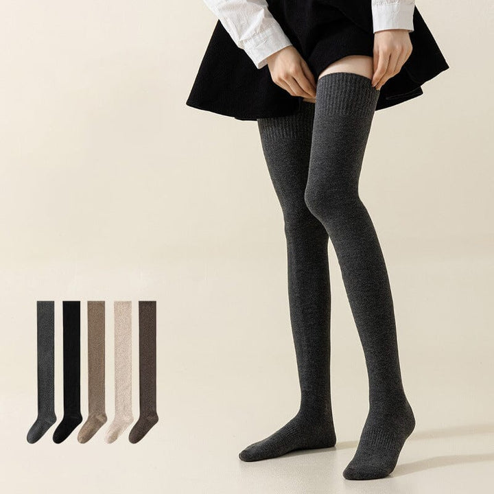 Cosycombe™ Thick Cotton Knee-High Socks for Warm, Breathable Comfort