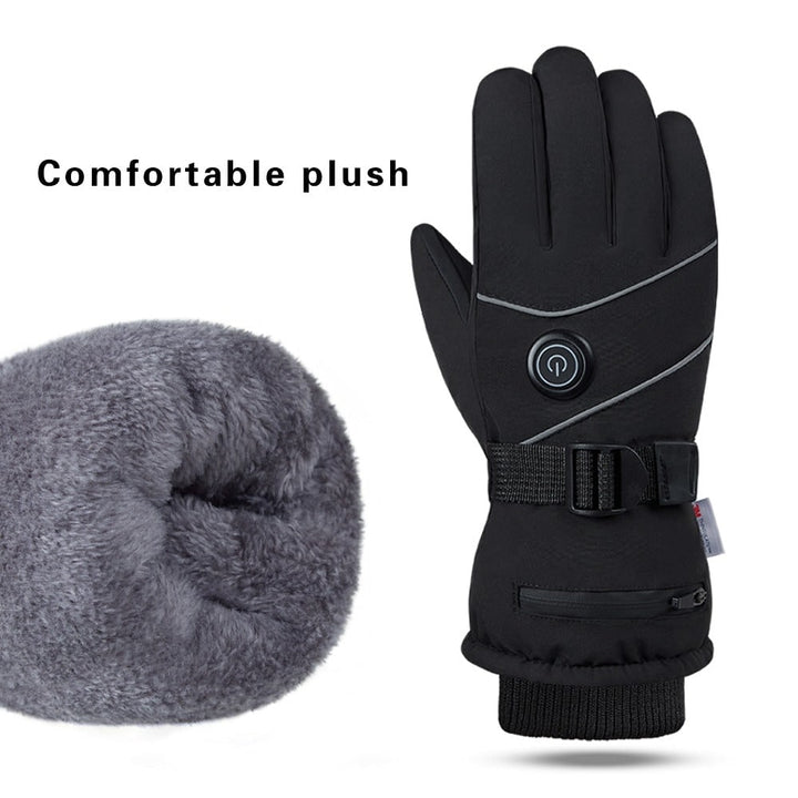 Cosycombe™ Heated Touchscreen Gloves with Fleece Lining and 3 Heat Levels
