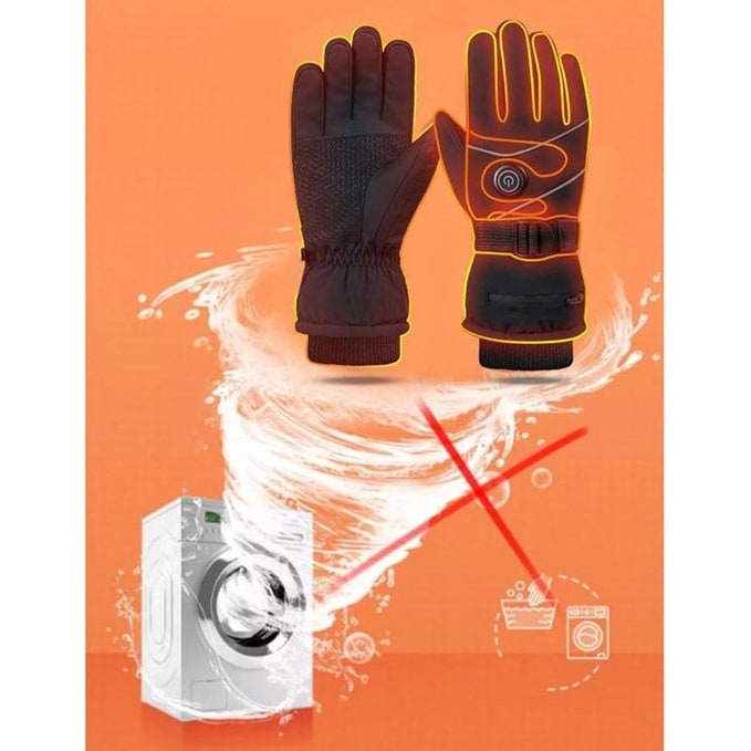 Cosycombe™ Heated Touchscreen Gloves with Fleece Lining and 3 Heat Levels