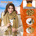Cosycombe™ Heated Fleece Neck Scarf with LED Heat Indicator