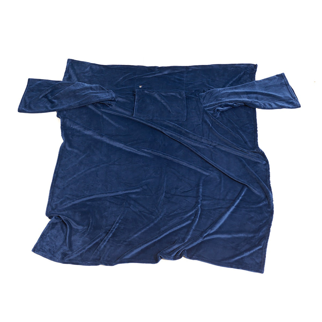 Cosycombe™ Heated Wearable Blanket with Sleeves &amp; Chest Heat Panel