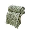 Cosycombe™ Geometric Jacquard Fleece Throw – Soft Microfibre in Four Sizes