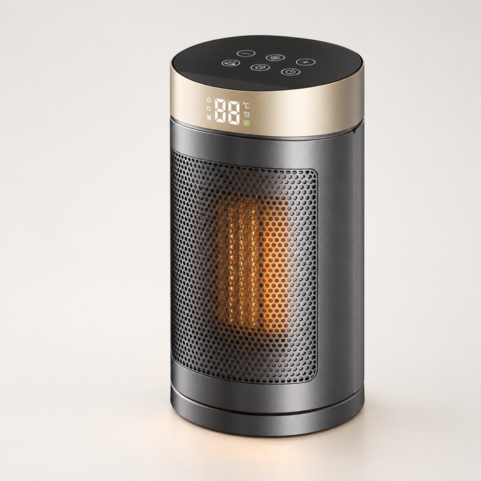Cosycombe Compact Plug-In Wall Heater with Remote and 12-Hour Timer