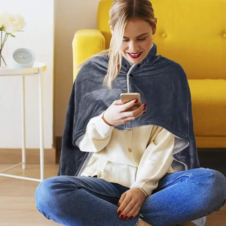 Cosycombe™ USB Heated Shawl Throw with 3 Heat Settings
