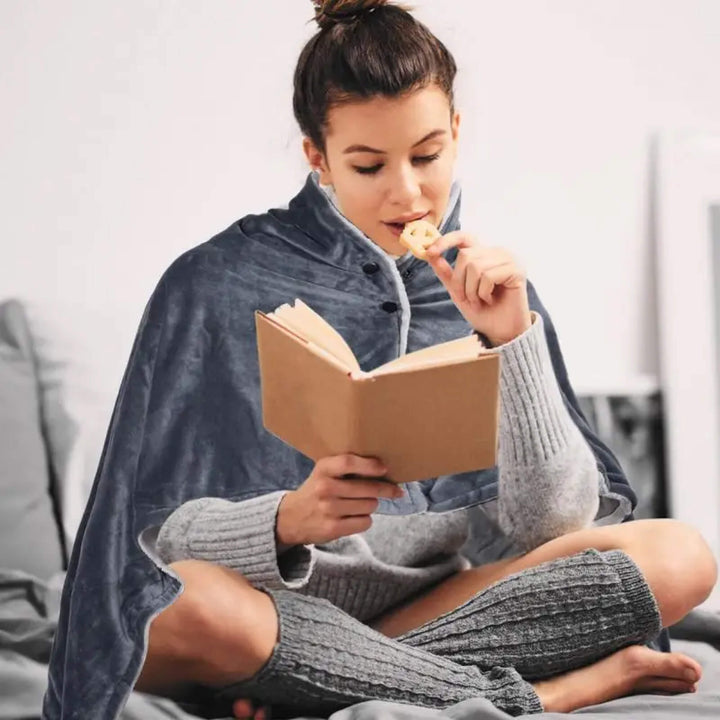 Cosycombe™ USB Heated Shawl Throw with 3 Heat Settings