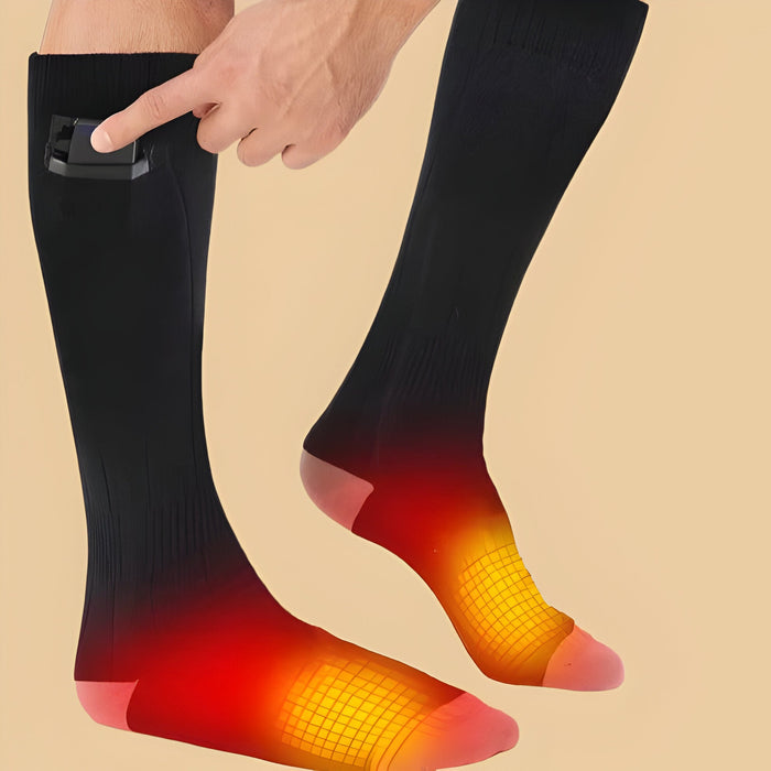 Cosycombe™ Rechargeable Heated Socks with 3 Heat Settings up to 48°C