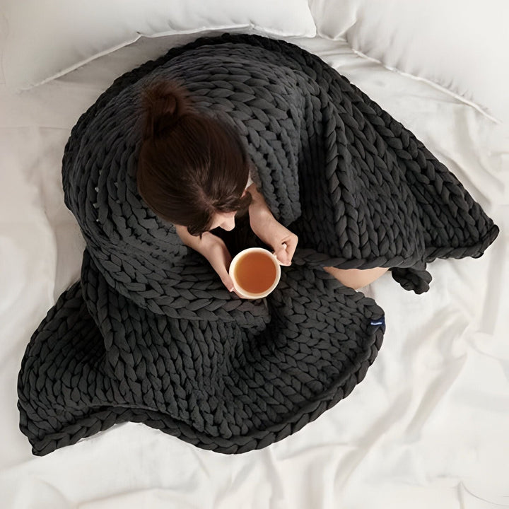 Cosycombe™ Weighted Fleece Blanket for Deeper, Cosier Winter Nights