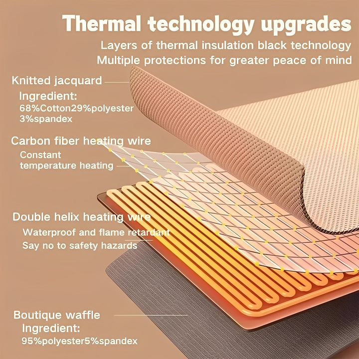 Cosycombe™ USB Heated Shawl Blanket with 3 Heat Settings