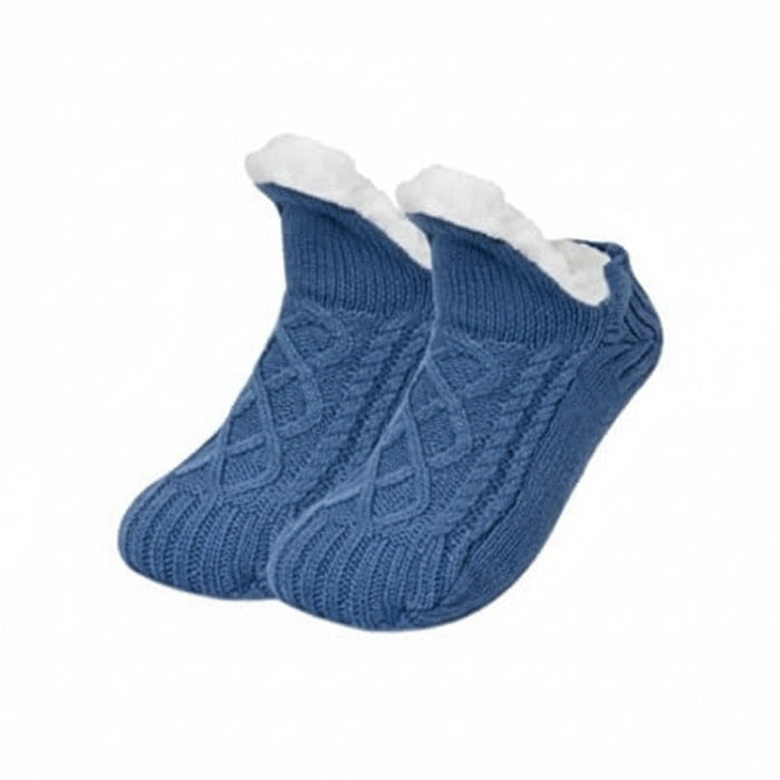 Cosycombe™ Fleece-Lined Thermal Socks with Non-Slip Silicone Grips