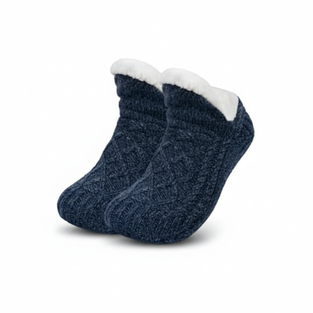Cosycombe™ Fleece-Lined Thermal Socks with Non-Slip Silicone Grips