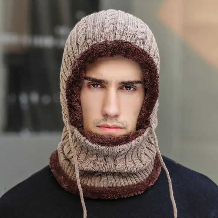 Cosycombe™ Knit Hat and Scarf Balaclava with Soft Fleece Lining