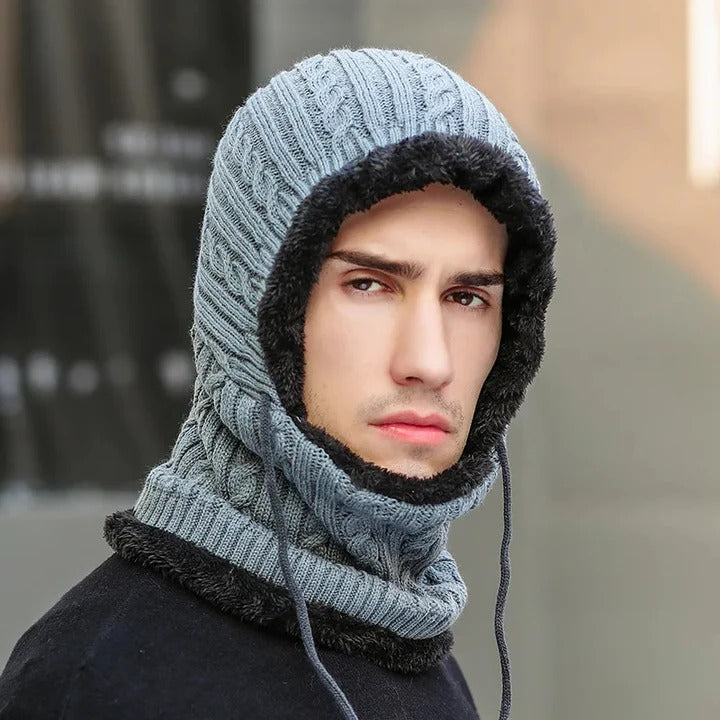 Cosycombe™ Knit Hat and Scarf Balaclava with Soft Fleece Lining