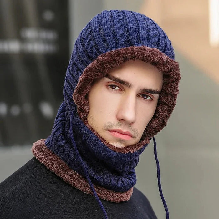 Cosycombe™ Knit Hat and Scarf Balaclava with Soft Fleece Lining