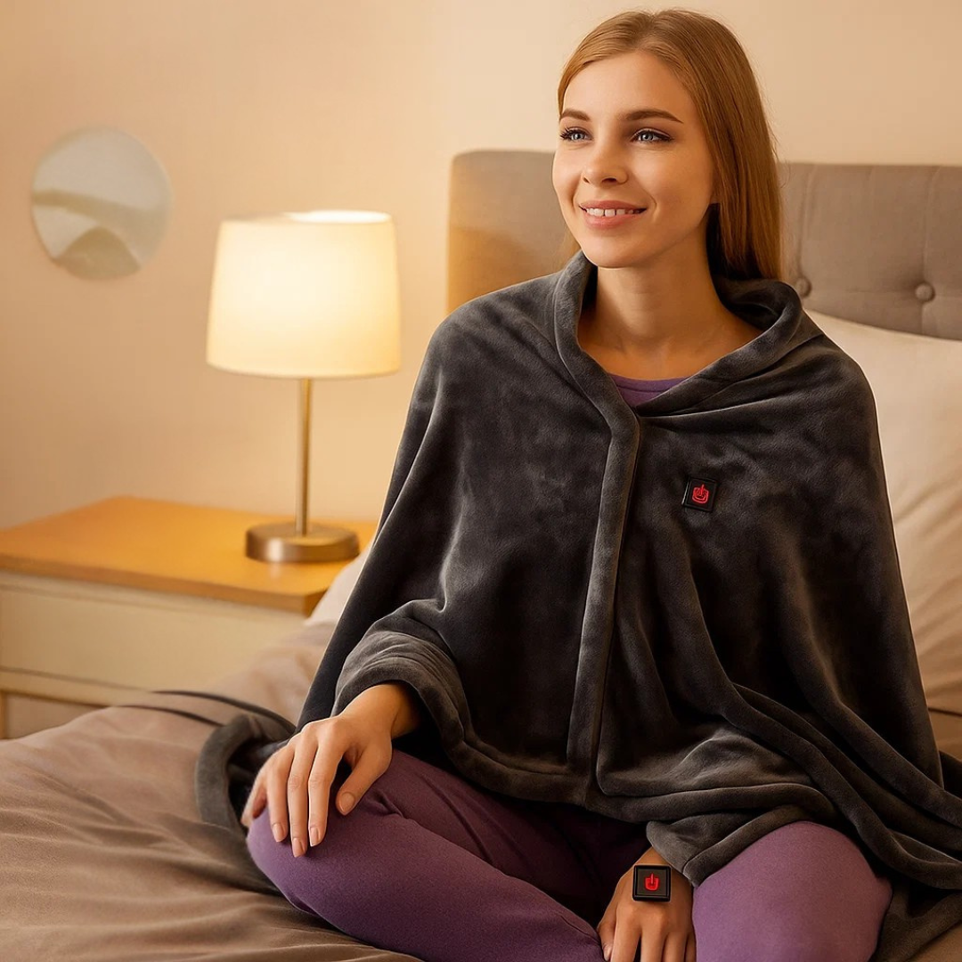 Cosycombe™ USB Heated Shoulder Wrap in Soft Fleece