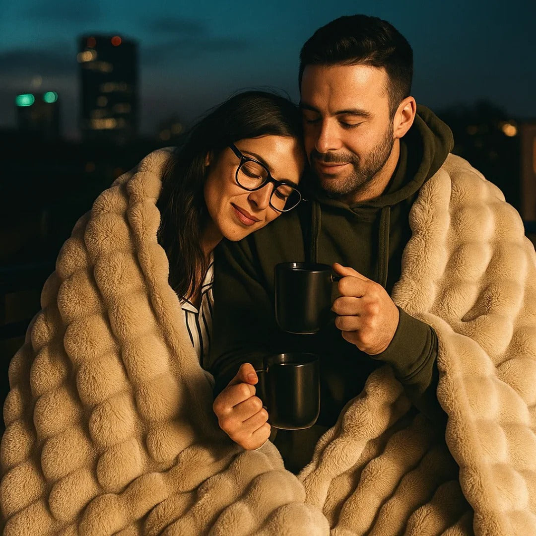 Cosycombe™ Soft Plush All-Season Blanket with Minimal Elegant Design